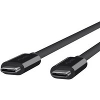 Belkin Monitor Cable with 4K Audio/Video Support - USB-Kabel - USB Typ C (M) bis USB Typ C (M) - 2,0m - 4K Unterstützung - Schwarz (F2CU049BT2M-BLK)