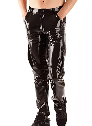 Latex Mann Armee Jeans mit Tasche Gummihose Kunden Gummijeans Custom