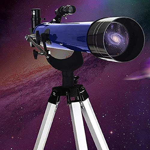 Reiseteleskop Erwachsenenteleskop Reiseteleskop für Erwachsene 5-Fach; 24 optisches Kreuzstern-Astronomieteleskop für Erwachsene Astronomie-Anfänger Blau(