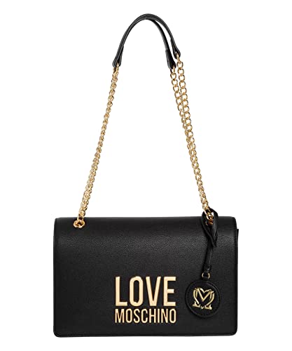 Love Moschino Damen BORSA A SPALLA Umhngetasche, Schwarz, Einheitsgröße