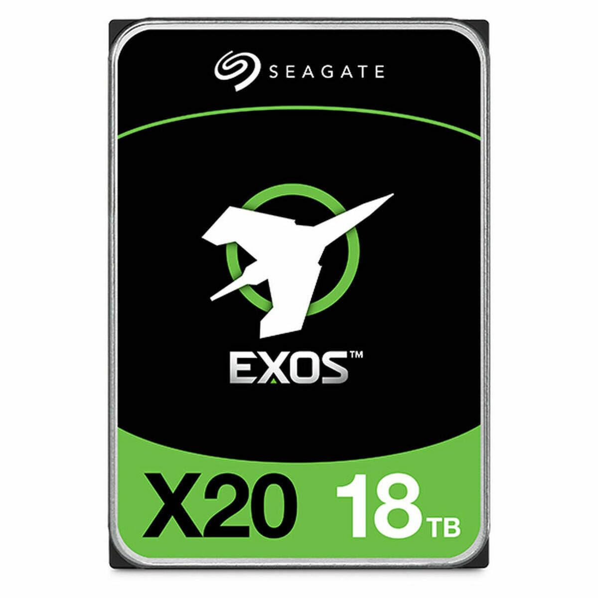 Seagate Exos X20 Enterprise 18TB HDD, interne Festplatte, Hyperscale 12GB/s SAS, 7.200 U/min, Modellnr.: ST18000NM003D