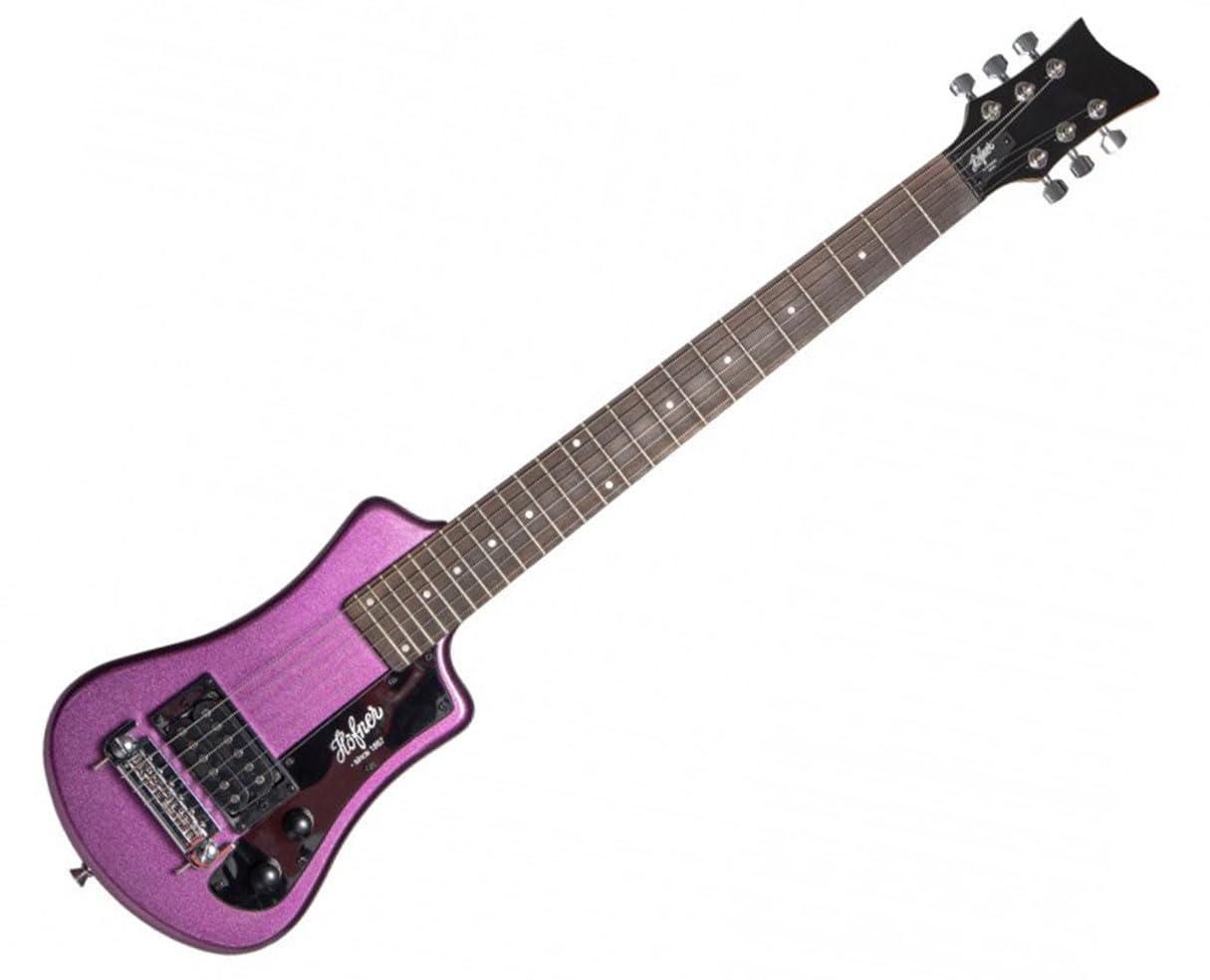 Höfner Shorty E-Gitarre, Purple