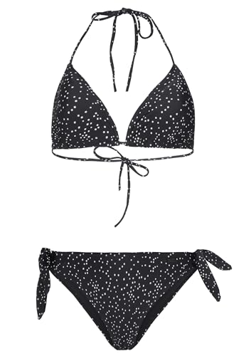 Protest Damen Triangel-Bikini PRTPALM Cove True Black L/40