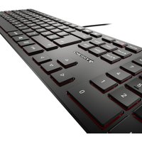 CHERRY KC 6000 slim - Tastatur - USB - Deutschland - Schwarz