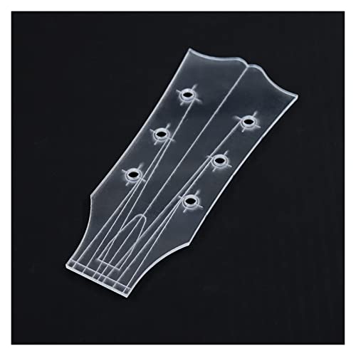 Gitarrenkopfschablone Gitarren-Ukulele Transparente Acrylschablone Gitarrenherstellungsform werkzeuge zur reparatur von gitarren (Color : 03)