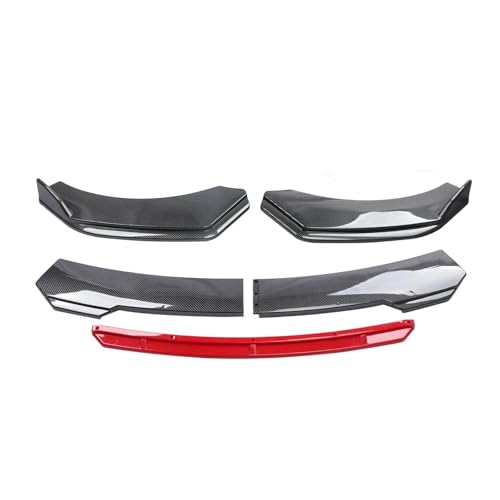 Frontspoiler Lippe Für Nissan Für Maxima Auto Vorderen Körper Stoßstange Spolier Lippe Kinn Diffusor Splitter Air Dam Kit Protector Schutz Abdeckungen Frontstoßstange Spoiler(Carbon Fiber Red)