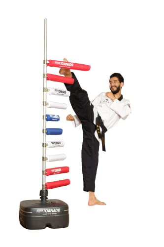 Mudotools Tornado PROFESSIONELL incl. 10 Targets I Taekwondo Training I Sport & Fitness I MMA, Mehrfarbig