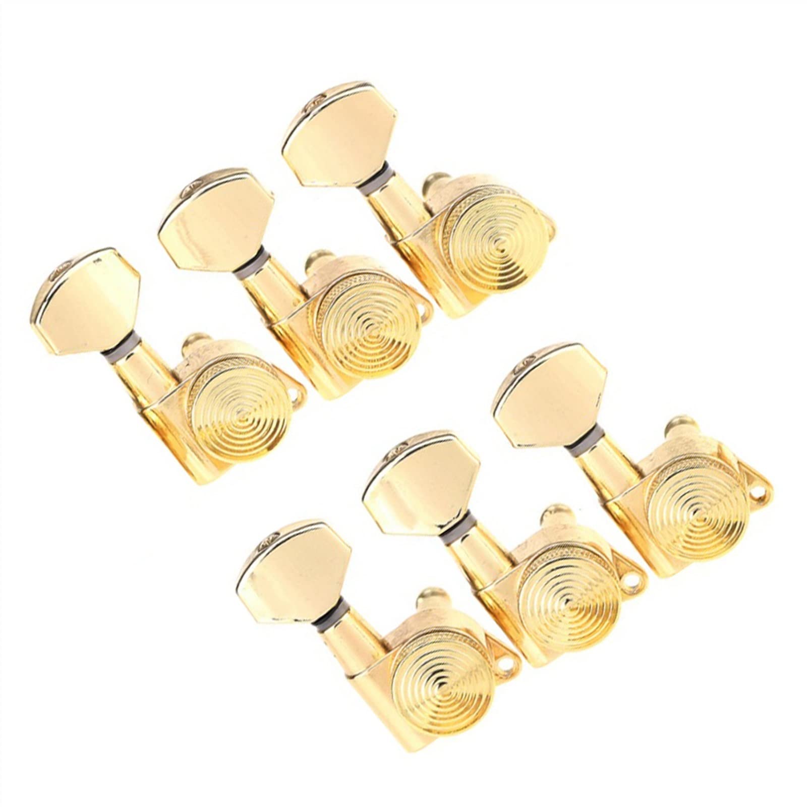 6-in-line 19:1 Ratio Guitar Locking Tuners Tuning Pegs Machines Heads Set For ST/for For TL E-Gitarre Stimmgeräte Ersatzteile für gitarren