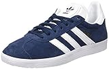 adidas Herren Gazelle Sneaker, Collegiate Navy/White/Gold Metallic, 46 EU