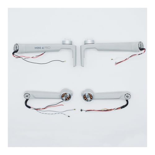 KUANDEDIAN for DJI Mini 4 Pro Original Motorarme Links Rechts Vorne Hinten Arm mit Motoren for DJI Mini 4 Pro Drone Reparatur Ersatzteile(1 set)