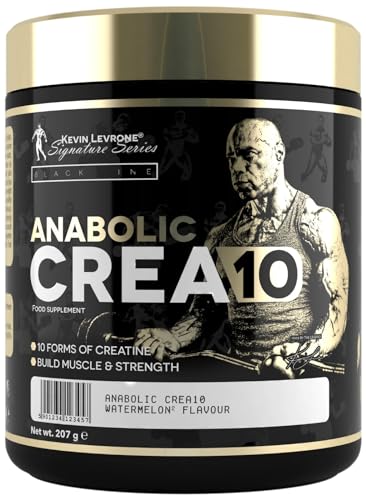 Kevin Levrone Anabolic CREA10-10 Komponenten Creatin für mehr Muskeln und Pump (207g - 234g) (Fruit Massage)