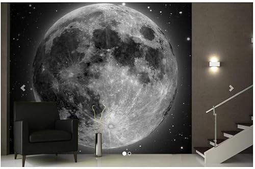 Der Mond Die Sterne Der Sternenhimmel 3D Tapete Poster Restaurant Schlafzimmer Wohnzimmer Sofa TV Dekorative Wand-430cm×300cm