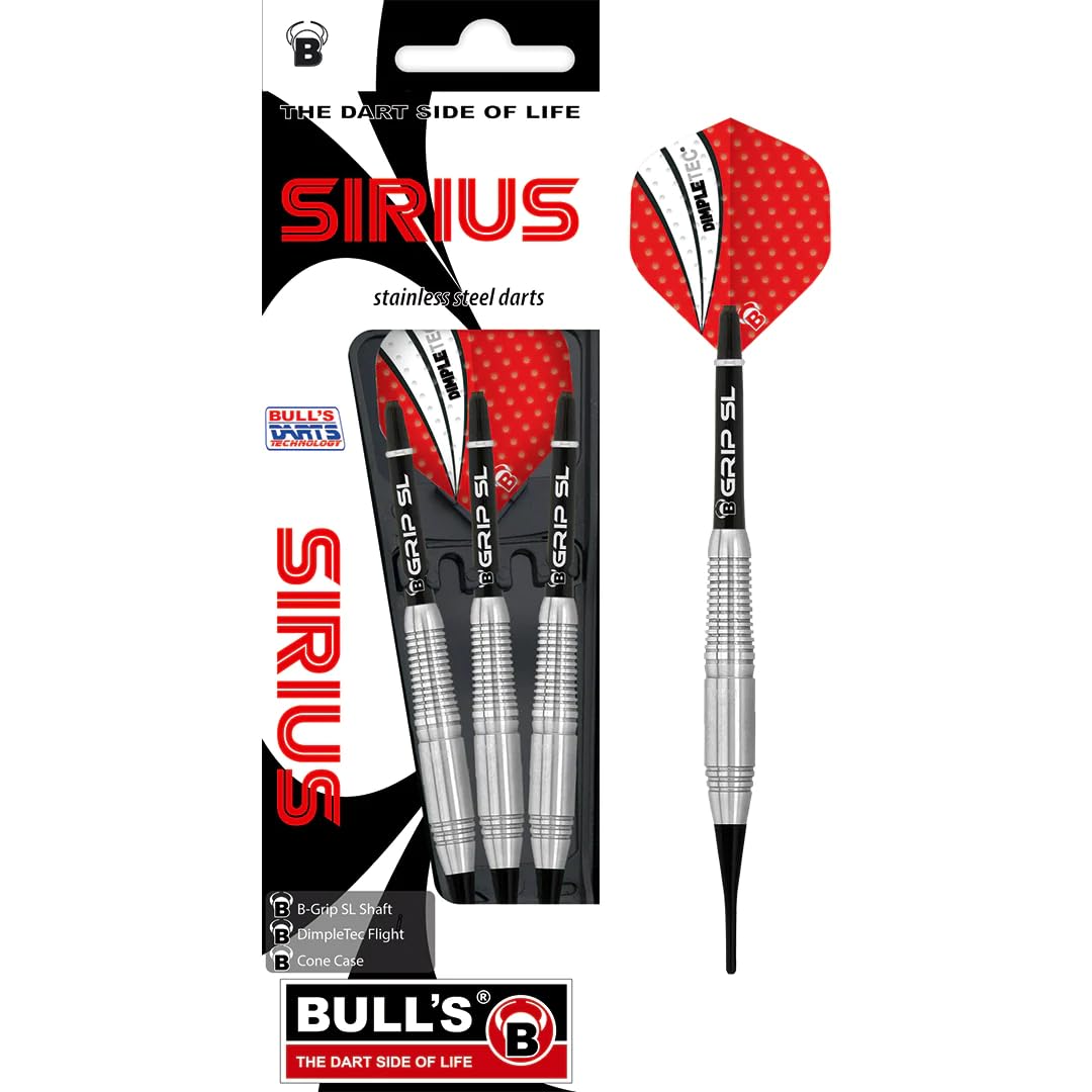 Bull's Erwachsene Dartpfeile, schwarz, 16g