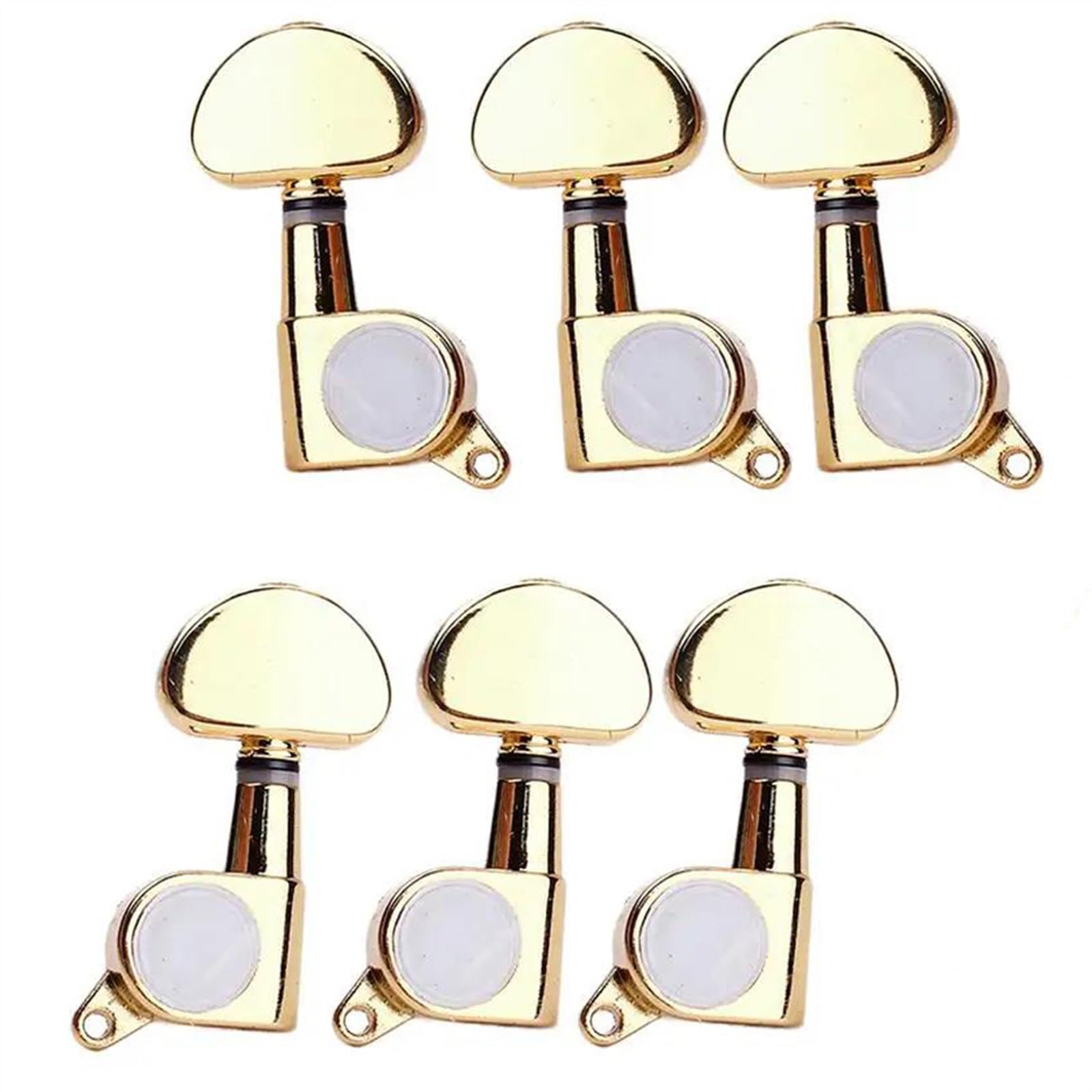 Strings Tuning Pegs Mechaniken Für Gitarre 6 Stück Zinklegierung 3R 3 versiegelte Saiten-Stimmwirbel Mechaniken für Style-Gitarren