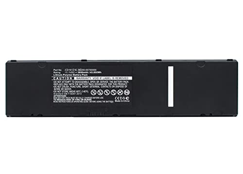 MicroBattery Laptop Battery for Asus 43.84Wh Li-Pol 11.1V 3950mAh, MBXAS-BA0089 (43.84Wh Li-Pol 11.1V 3950mAh Black, AsusPro Essential PU301LA, AsusPro Essential PU301LA-RO06, AsusPro PU301,)