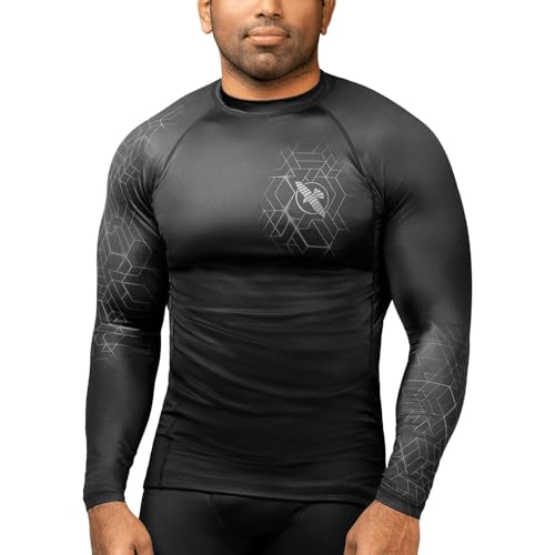 Hayabusa Rashguard, L/S, GEO, grau Größe M