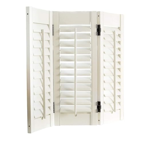 Loberon® Shutter Ventura, MDF, H/B/T ca. 80/90 / 3 cm, weiß, weiß