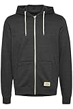 B BLEND Herren Sweatjacke Kapuzenpullover, Grau (Charcoal 70818), XXL EU