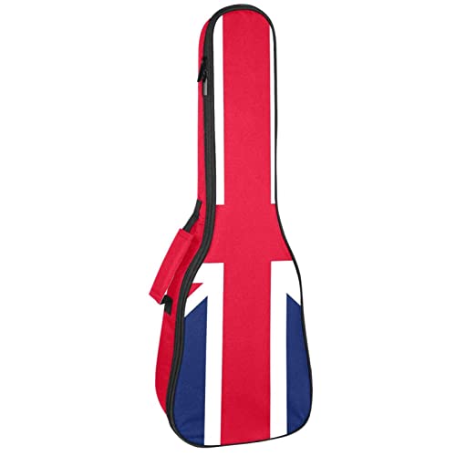 Konzert Ukulele Tasche Flagge Britisch Sopran Ukulelen Rucksack 23 Zoll Gigbag Tenor Ukulelenhülle