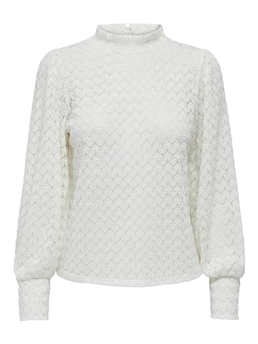 JDYAVERY L/S LACE TOP JRS NOOS