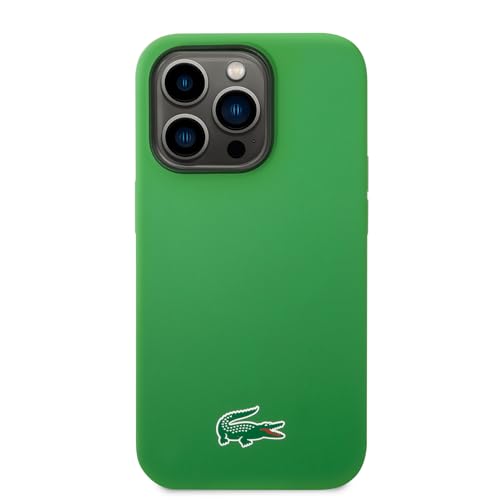 Lacoste LCHMP15LSLON Hülle für iPhone 15 Pro 6.1" Grün hardcase Silicone