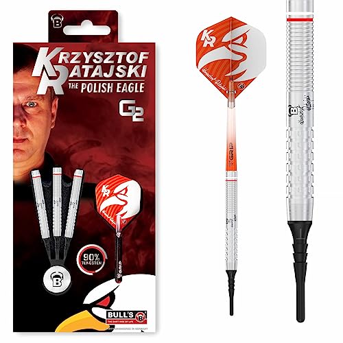 BULL'S Krzysztof Ratajski Soft Dart G2, 90% Tungsten 1 Satz (19874)