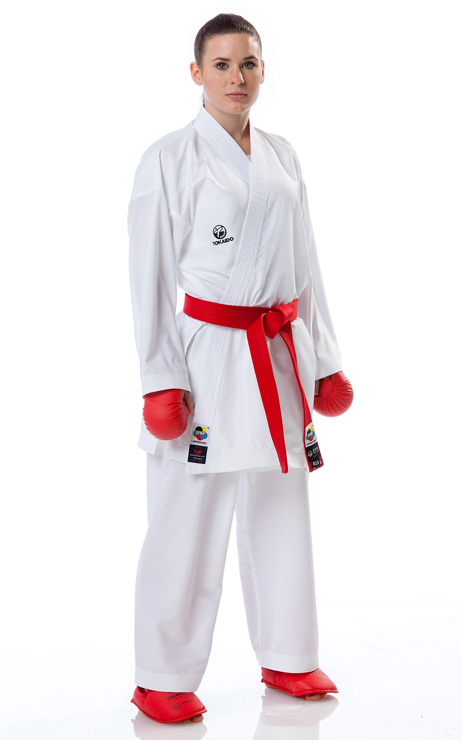 Tokaido Unisex – Erwachsene Kumite Master RAW Karateanzug, weiß, 190 (6,0)