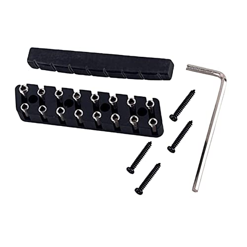 6/7/8 String Headless Guitar Bridge Kamel Knochenmutter Set Für Gitarrenteile Gitarrebrücke(8 String)