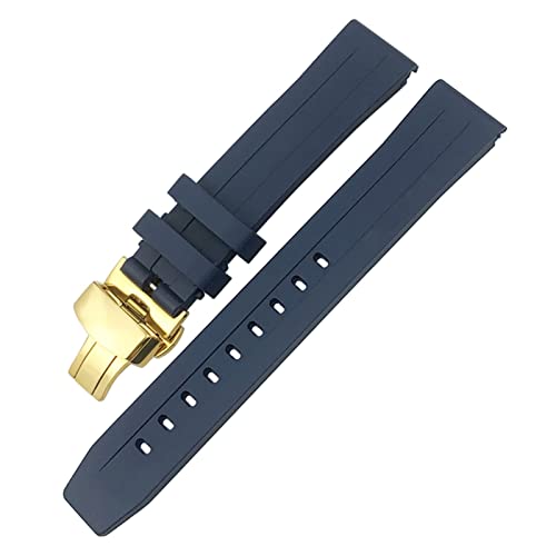 YIHANSS Für Tissot 1853 Seastar T120 T114 Armband Gummi Sport Tauchen Schwarz Blau Weiches Uhrenarmband Silikon Gummi 19mm 20mm Armband