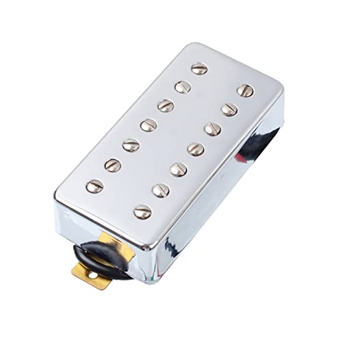 ZENGXUE 7 Saitengitarre Humbucker Pickup Dual In Line Schlitzschraube Für E-Gitarre Chrome Humbucker Tonabnehmer Set (Color : Bridge Pickup)