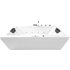 Basera® Indoor Whirlpool Badewanne Naxos Classic 190 x 90 cm