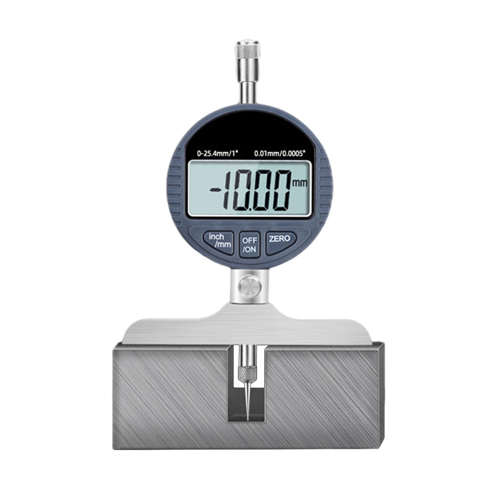 Digitales elektronisches Messgerät, LCD-Anzeige, Messbereich 0–25,4 mm, 0–12,7 mm