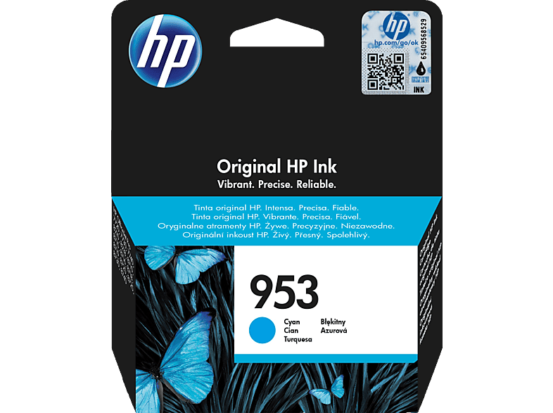 HP 953 Tintenpatrone Cyan (F6U12AE)