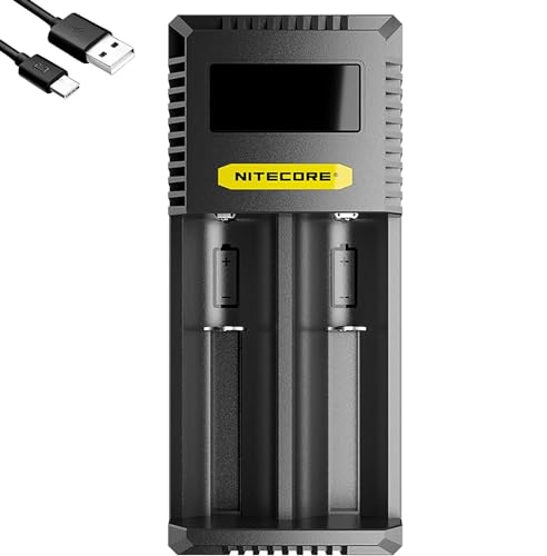 Nitecore USB-C Ladegerät CI2 - für Li-Ion, NiMH und NI-Cd Akkus