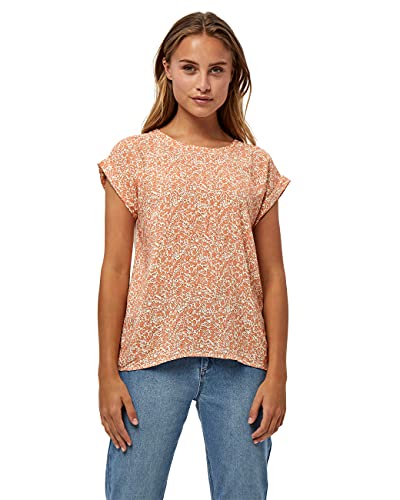 Peppercorn ,Women's ,Malucca Tee, 0510P Melon Peach Print ,L