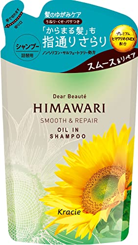 Dear Beaute HIMAWARI Oil In Shampoo 360ml - Smooth & Repair - Refill