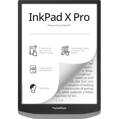 PocketBook InkPad X Pro - Mist Grey 227 DPI 32GB DACH