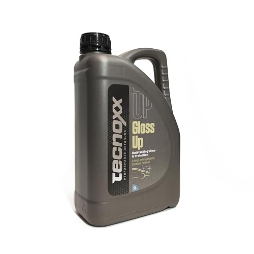 Tecnoxx – Gloss Up Glanzmittel und Schutzschicht für lackierte Oberflächen für Fahrzeuge, Motorräder und Fahrräder. 5-Liter-Behälter