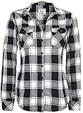 Brandit Amy Flanell Checkshirt Girl-Hemd schwarz/weiß - M