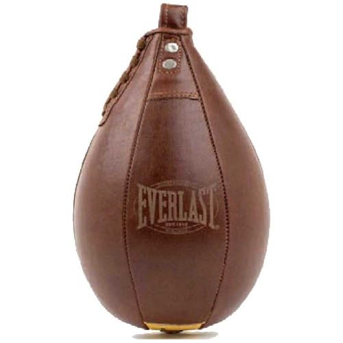 Everlast Unsiex Erwachsene Sport Boxen Punching Ball 1910 Speed Bag, Braun, 9x6