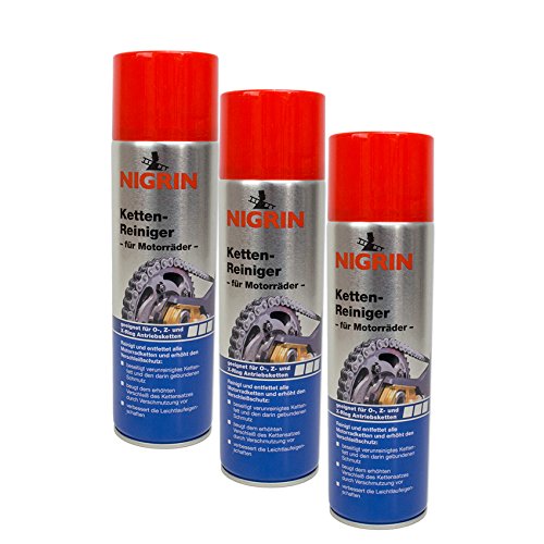 NIGRIN 3X 73889 Ketten-Reiniger für Motorräder 500 ml