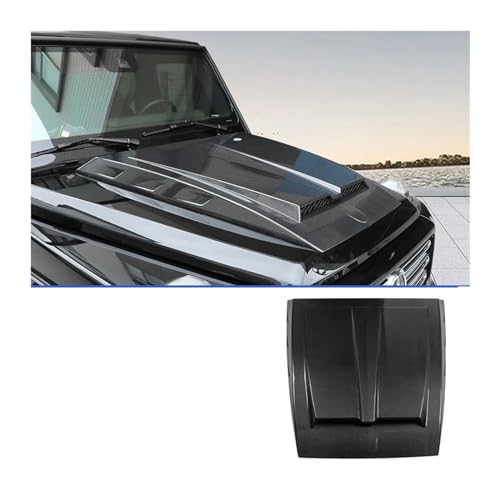 Carbon Fiber Kompatibel for Mercedes-Benz G Klasse W464 G500 G55 G63 G350 2019 2020 2021 2022 Front Motor Haube vent Abdeckung(Carbon Fiber Pattern)