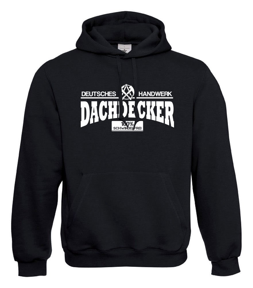 KNOW-MORE-STYLEZ HOODED Sweatshirt DACHDECKER Kapuzenpulli PULLI HOODIE ZUNFT Handwerk Dach (L)