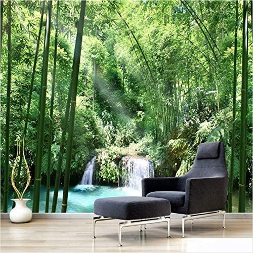 XLMING Bambuswald Naturlandschaft 3D Tapeten Home Esszimmer Sofa Schlafzimmer Wohnzimmer TV Hintergrund-250cm×170cm