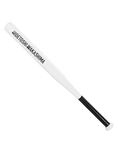 HIDETOSHI WAKASHIMA® Tokyo Baseballschläger aus rostfreiem, legiertem Stahl. Für Anfänger, Hobbyspieler und Profis geeignet, Länge: 28 Zoll (0,71 m), Gewicht: 980 g, in vielen Farben (Weiß)