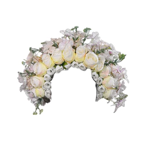 Eleganter Damen-Blumen-Haarschmuck, schönes Blumen-Haarband für Hochzeit, Festivals, chinesische Blume, Haar-Accessoire