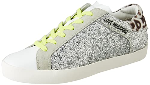 Love Moschino Damen Sneakerd.casse25 VIT+cro+glit+caval Sneaker, Mehrfarbig, 41 EU