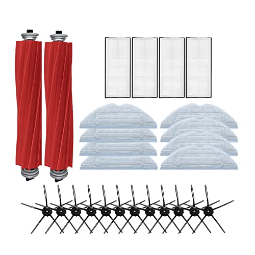 Ghulumn FüR S7 S70 S75 S7Max T7S Wischtuch Waschbarer Hepa Filter Seiten BüRste Staubsauger Haupt BüRstenreiniger Anzug