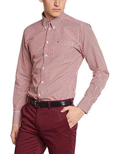 Merc of London Herren JAPSTER, Shirt Smoking Hemd, Rot (Blood), X-Small (Herstellergröße: XS)