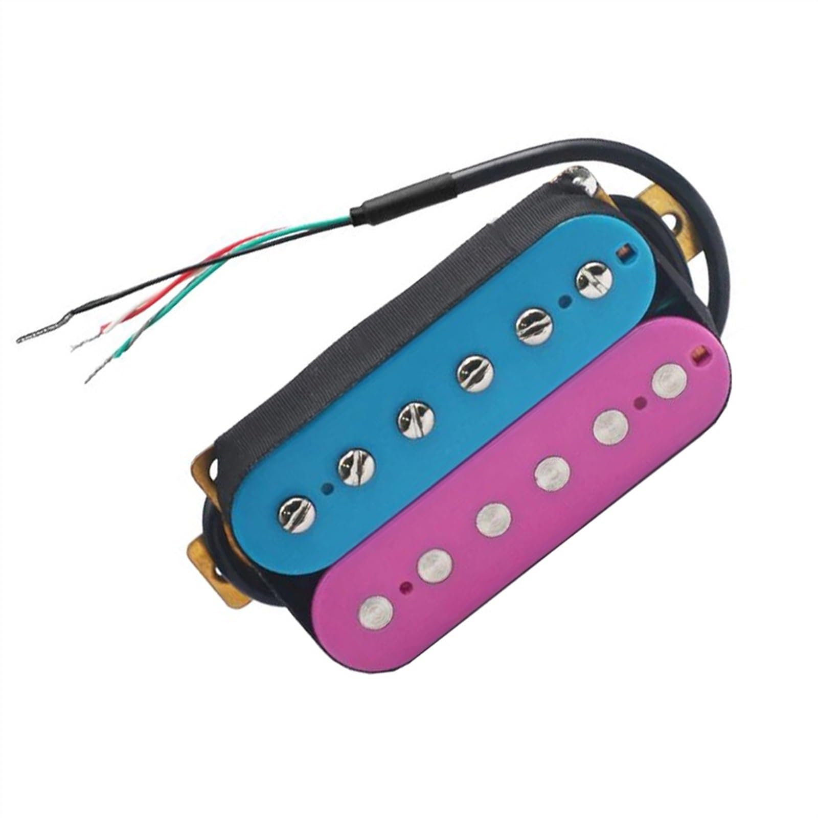 Himmelblau Lila E-Gitarre Humbucker Bridge Pickup Kunststoffspule Verstellbare Schraube Gitarrenteile Single-Coil-Tonabnehmer